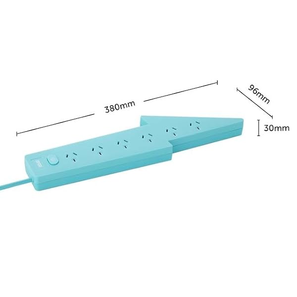 Arlec-6-Outlet-Power-Board-with-Lightning-Design-90cm-Cord-Teal-2400W-Maximum-Trendy-Design-for-Office-Bedroom-B0FMR89S76-3