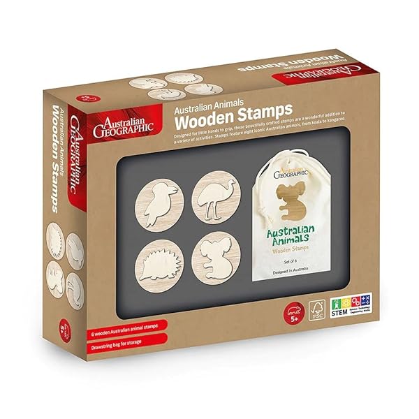 Australian-Geographic-Australian-Animals-Wooden-Stamps-B0BH8FXRVF