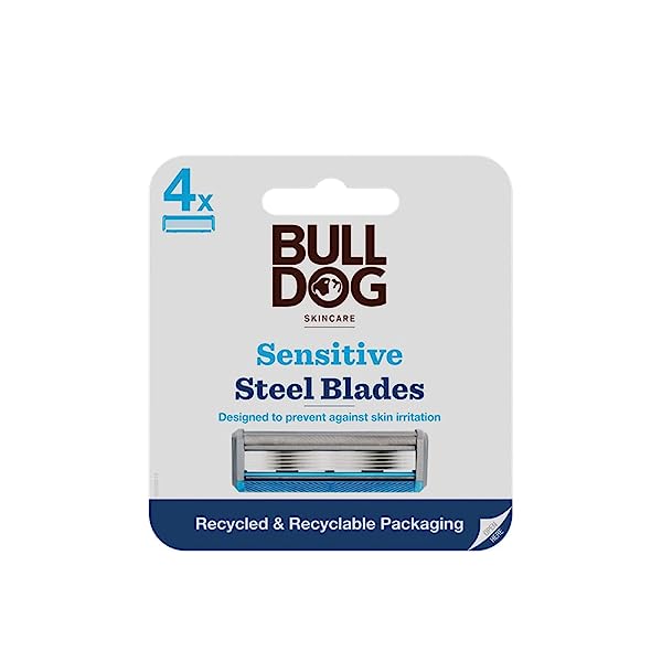 BULLDOG-Skincare-for-Men-Sensitive-Bamboo-Razor-Blades-for-Men-I-Reduce-Irritation-Recycled-Packaging-Lubricating-L-B084ZKL9DF