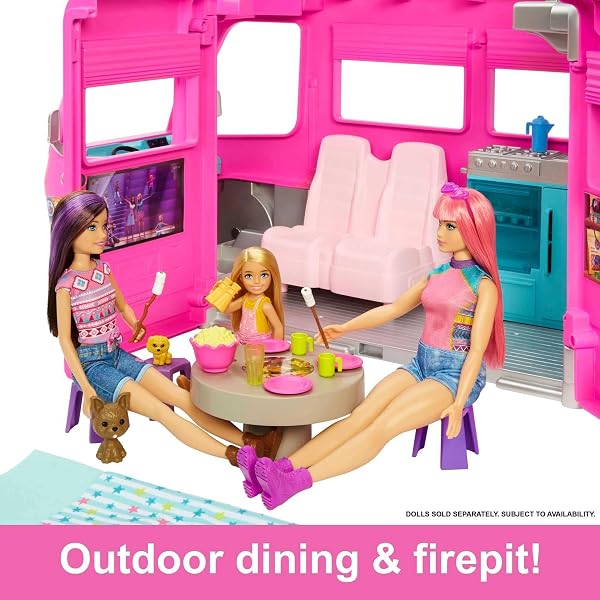 Barbie-Camper-Doll-Playset-with-60-Accessories-30-Inch-Slide-and-7-Play-Areas-Dream-Camper-B09BW4HTM9-6