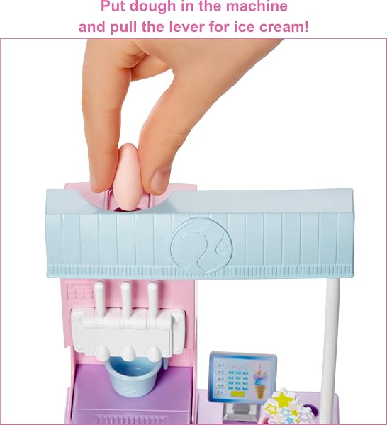 Barbie-Careers-Playset-Ice-Cream-Shop-Set-with-Blonde-Fashion-Doll-Ice-Cream-Machine-Molds-Dough-Accessories-B09BW5CDRR-3