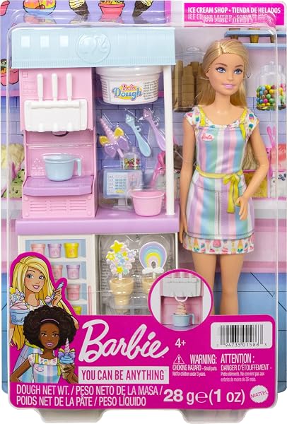 Barbie-Careers-Playset-Ice-Cream-Shop-Set-with-Blonde-Fashion-Doll-Ice-Cream-Machine-Molds-Dough-Accessories-B09BW5CDRR-7