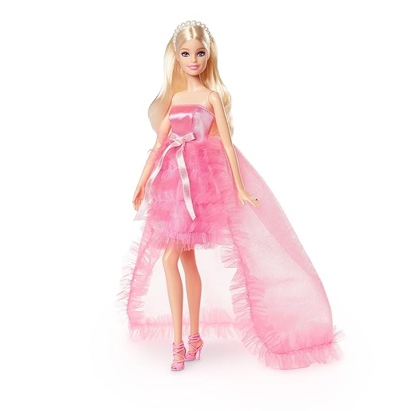 Barbie-Doll-Kids-Toys-Barbie-Birthday-Wishes-Doll-Blonde-in-Pink-Satin-and-Tulle-Dress-Fashion-Collectibles-B0B626YXVB-5