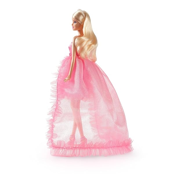 Barbie-Doll-Kids-Toys-Barbie-Birthday-Wishes-Doll-Blonde-in-Pink-Satin-and-Tulle-Dress-Fashion-Collectibles-B0B626YXVB-7