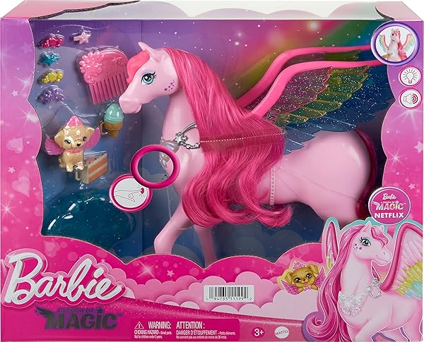 Barbie-Pink-Pegasus-with-10-Accessories-Including-Puppy-Winged-Horse-Toys-with-Lights-and-Sounds-Barbie-a-Touch-of-Mag-B0BHF8YYYG-6