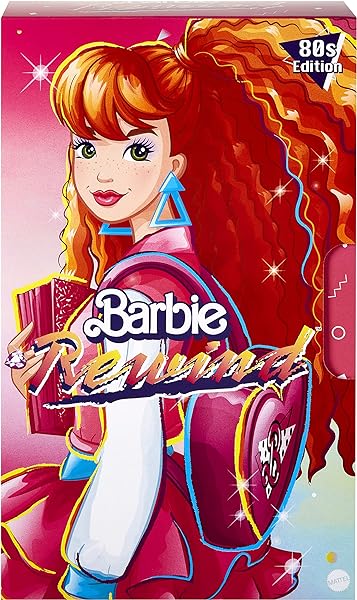 Barbie-Rewind-80s-Edition-Doll-Schoolin-Around-Wearing-Dress-Accessories-with-Crimped-Red-Hair-for-Collector-B09NP1ZPQB-6