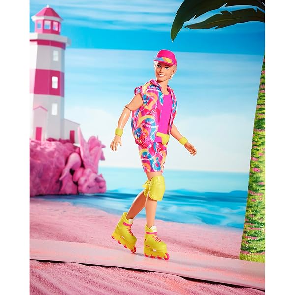 Barbie-The-Movie-Collectible-Ken-Doll-Wearing-Retro-Inspired-Inline-Skate-Outfit-and-Inline-Skates-B0BT18N4WJ-2