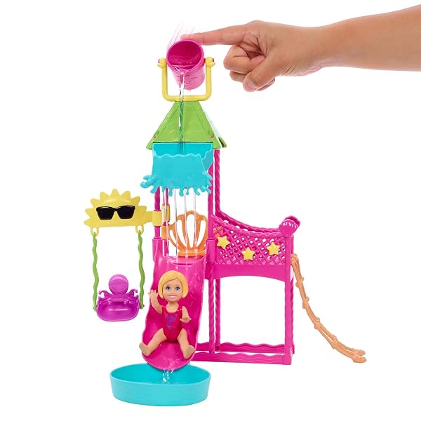 Barbie-Toys-Skipper-Doll-and-Waterpark-Playset-with-Working-Water-Slide-Puppy-Squirt-Toy-5-Accessories-and-More-Fir-B0B627JK63-5