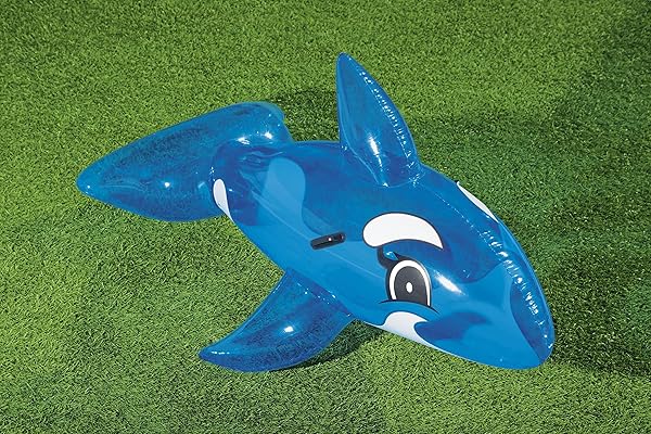 Bestway-Blue-Whale-Ride-On-Kids-Inflatable-Pool-Float-with-Handles-Beach-Toy-Blue-B095XMCY3W-2