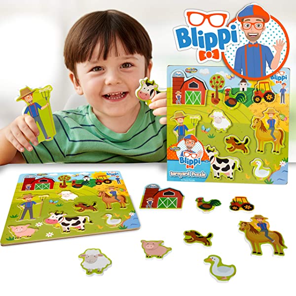 Blippi-Chunky-Wooden-Animal-Farm-Puzzles-by-Creative-Kids-Wooden-Montessori-Gift-Set-for-Toddlers-Boys-and-Girls-Age-B08QVKL84K-5