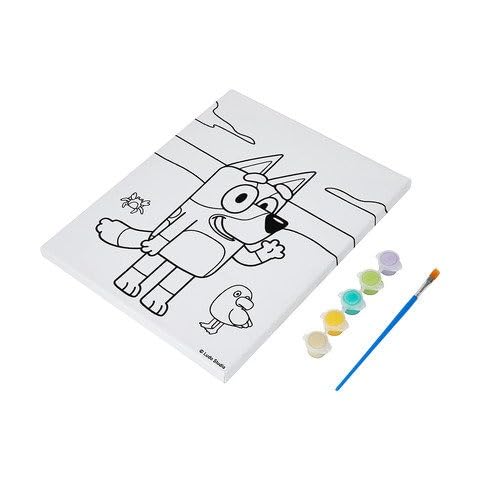 Bluey-Bingo-Canvas-Paint-Set-2-Pack-25-x-30cm-Canvases-4-Colouring-Sheets-10-Paint-Tubs-2-Brushes-B0D87GXJN7-6