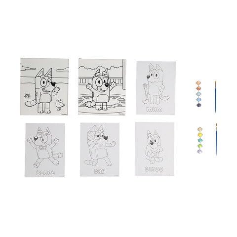 Bluey-Bingo-Canvas-Paint-Set-2-Pack-25-x-30cm-Canvases-4-Colouring-Sheets-10-Paint-Tubs-2-Brushes-B0D87GXJN7-8