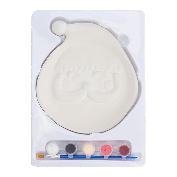 Boyle-Santa-Claus-Paint-A-Plate-DIY-Kit-Ceramic-Plate-5-Colours-2-Brushes-Holiday-Christmas-activites-Craft-for-Schoo-B0DMFLFG6M-3