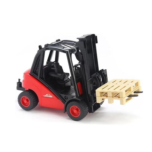 Bruder-116-22cm-Linde-H30D-Forklift-wPallets-Vehicle-KidsChildren-Toys-3y-B00024QU8K-3