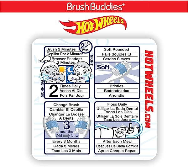 Brush-Buddies-Hot-Wheels-Toothbrush-for-Kids-Kids-Toothbrushes-Toothbrush-Pack-Soft-Bristle-Toothbrushes-for-Kids-To-B0895BHXQ2-5