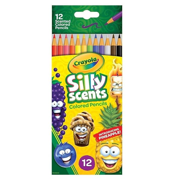 CRAYOLA-68-2112-Silly-Scents-Coloured-Pencils-12-Colours-Scented-Fun-03-x-35-x-84-inches-B07BXTJTTF