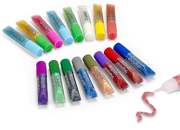 CRAYOLA-69-4200-Mini-Washable-Glitter-Glue-Art-Tools-16-ct-16-Sparkly-Colors-Great-for-Arts-and-Crafts-Great-for-S-B001KW068I-2