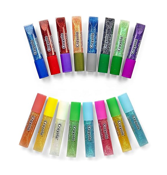 CRAYOLA-69-4200-Mini-Washable-Glitter-Glue-Art-Tools-16-ct-16-Sparkly-Colors-Great-for-Arts-and-Crafts-Great-for-S-B001KW068I-3