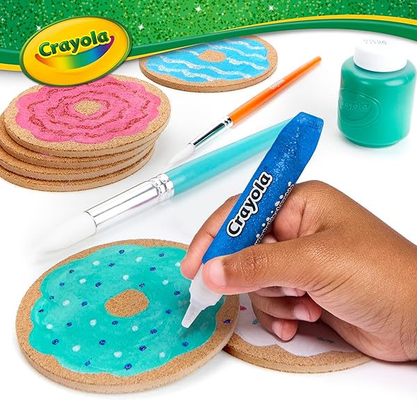 CRAYOLA-69-4200-Mini-Washable-Glitter-Glue-Art-Tools-16-ct-16-Sparkly-Colors-Great-for-Arts-and-Crafts-Great-for-S-B001KW068I-5