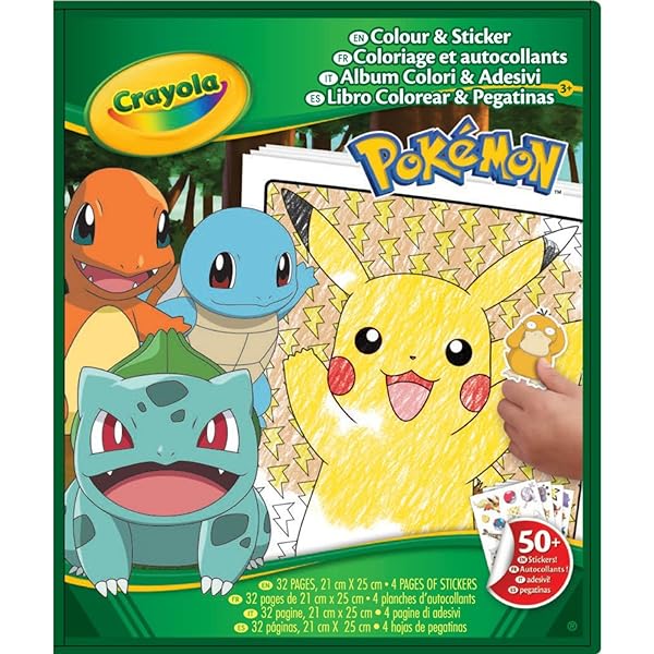 CRAYOLA-Pokemon-Stickers-32-Funny-Pages-and-4-Sheets-of-Stickers-04-2740-B0BKTTYTHZ-2