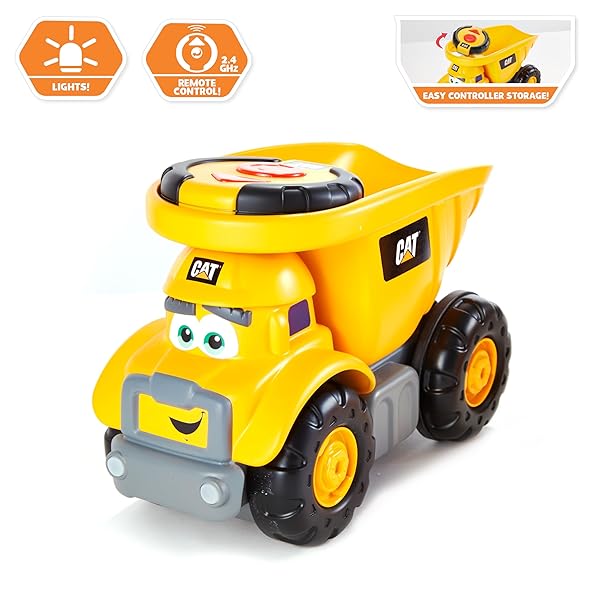 Cat-Junior-RC-Crew-Lil-Mighty-Dump-Truck-Toy-B07TGTWQZG-2