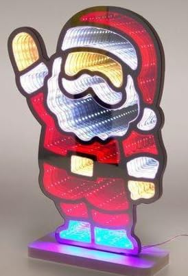 Christmas-Infinity-LED-28cm-Santa-Mirror-Decoration-Red-White-Blue-with-Infinity-Effect-PVC-Material-19x28cm-AA-Ba-B0FTMWGGWN-2