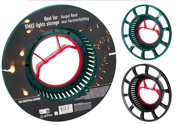 Christmas-Light-Storage-Reel-Tangle-Free-Holiday-Light-Organizer-Black-or-Green-Durable-Plastic-Large-Round-Storage-B0FT6SYWTW