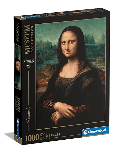 Clementoni-31413-Puzzle-Museum-Collection-Mona-Lisa-1000-Pieces-Jigsaw-Puzzle-1000-Pieces-Jigsaw-Puzzle-for-Adu-B0002LIEE6