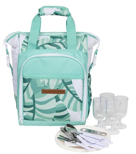 Coconut-Grove-Large-310x220x410mm-Green-Family-Picnic-Cooler-Backpack-Palms-B0GNP4RQKV