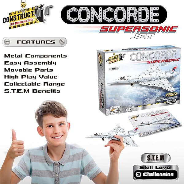 Construct-IT-Aero-Concorde-Construction-Set-255-Pieces-Concorde-STEM-Toys-for-8-Year-Olds-Build-Your-Own-Superson-B091ZJJ7XF-7