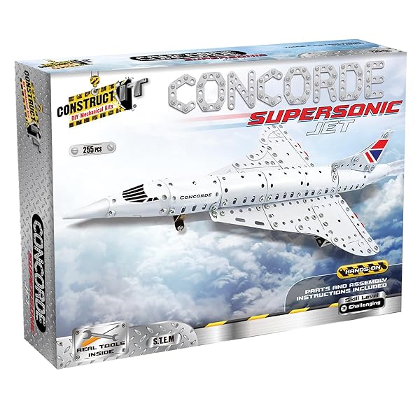 Construct-IT-Aero-Concorde-Construction-Set-255-Pieces-Concorde-STEM-Toys-for-8-Year-Olds-Build-Your-Own-Superson-B091ZJJ7XF