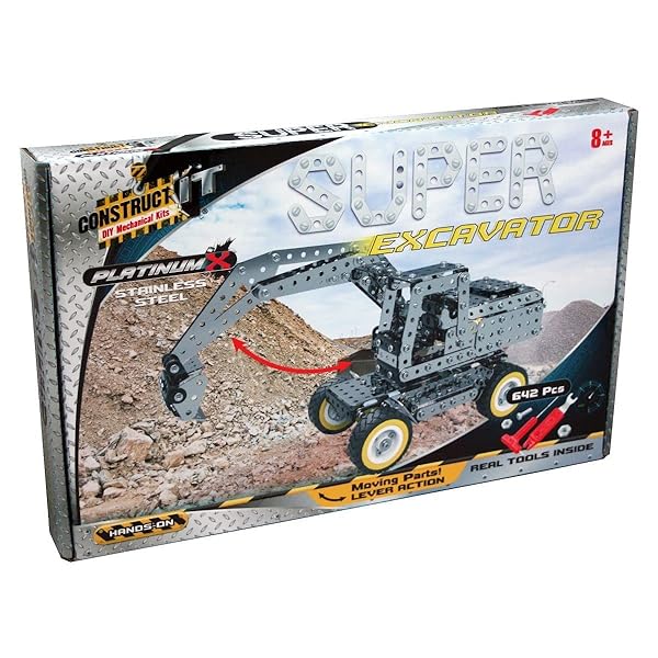 Construct-IT-Platinum-X-Super-Excavator-Super-Excavator-Construction-Set-STEM-Education-Toys-for-8-Year-Olds-Buil-B084NXXDRW-3
