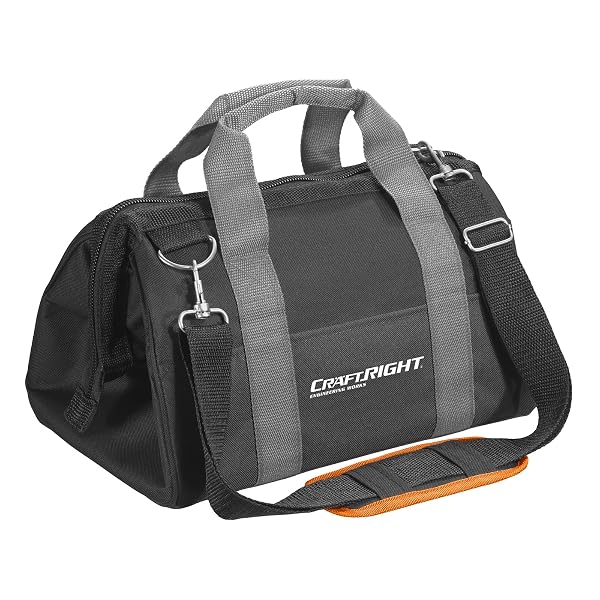 Craftright-340mm-Tool-Bag-304cm-Heavy-duty-wear-resistant-bag-with-strap-and-7-pockets-B0CWTQMMQ3