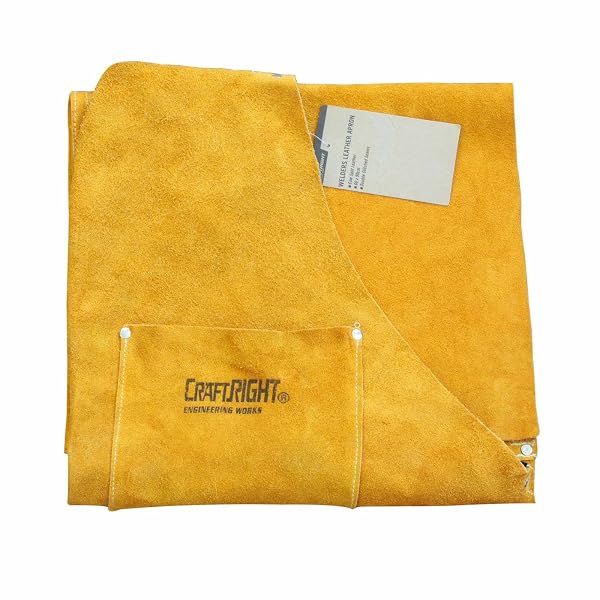 Craftright-Leather-Welding-Apron-90cm-x-60cm-Split-Cow-Leather-Double-Stitched-with-tool-pocket-B0FG2KBRF4-2