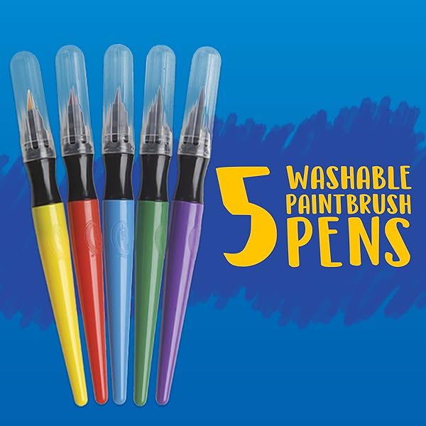 Crayola-Project-Paintbrush-Pens-5Pkg-Assorted-Colors-54-6205-B07SYM642T-3