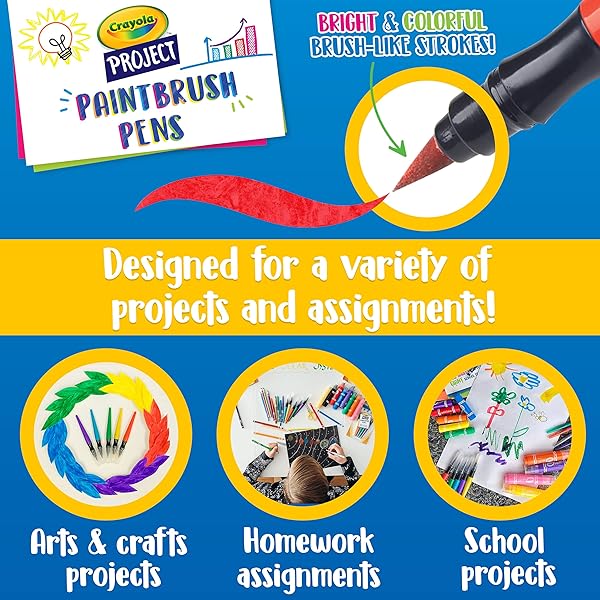 Crayola-Project-Paintbrush-Pens-5Pkg-Assorted-Colors-54-6205-B07SYM642T-4