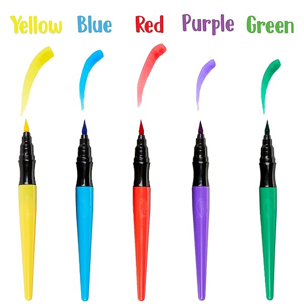 Crayola-Project-Paintbrush-Pens-5Pkg-Assorted-Colors-54-6205-B07SYM642T-5