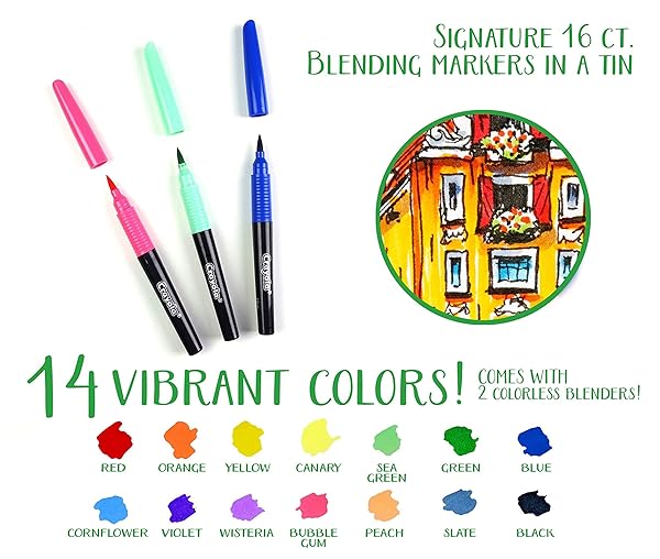 Crayola-Signature-Blending-markers-Perfect-for-Blending-14-Brilliant-Colours-2-Colourless-Blenders-Great-for-Artists-B07932P51V-7