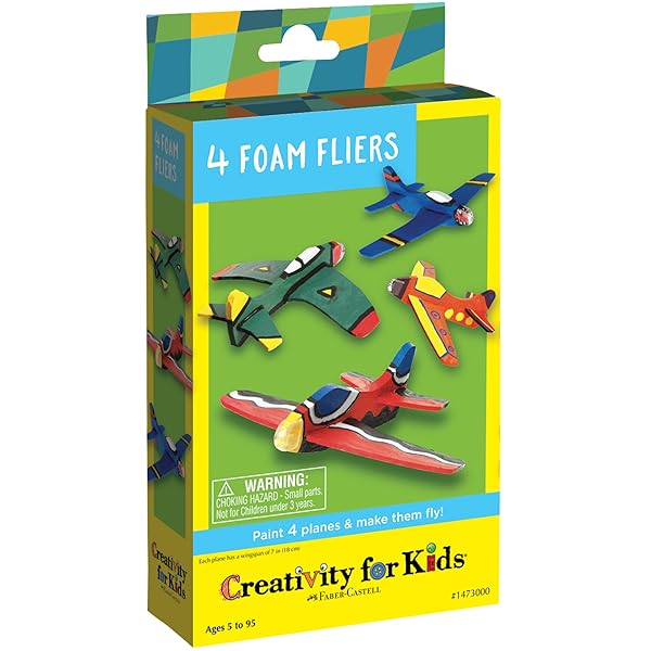 Creativity-for-Kids-Four-Foam-Fliers-Mini-Craft-Kit-Paint-4-Foam-Airplanes-B004WJCEJK