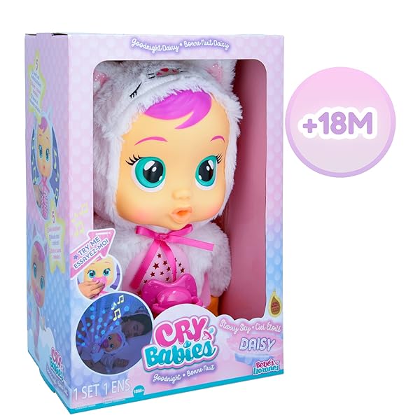 Cry-Babies-Goodnight-Starry-Sky-Daisy-12-Bedtime-Baby-Doll-Plays-5-Lullabies-Night-Light-Starry-Sky-Projection-B09R5ZJ38P-2