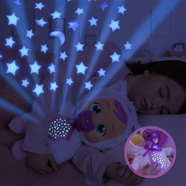 Cry-Babies-Goodnight-Starry-Sky-Daisy-12-Bedtime-Baby-Doll-Plays-5-Lullabies-Night-Light-Starry-Sky-Projection-B09R5ZJ38P-5
