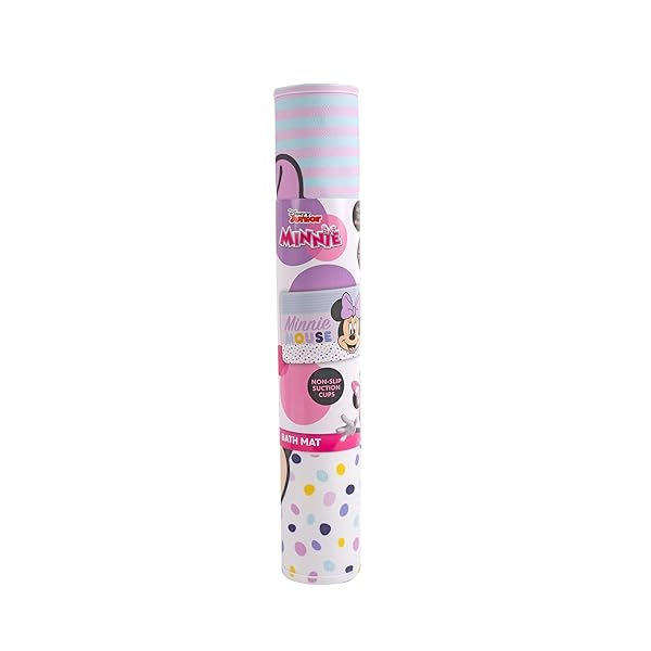 Disney-Minnie-Mouse-Bath-Mat-with-Non-Slip-Suction-Cups-Colourful-Character-Design-Pink-and-Blue-B0F4K7JZ72-2