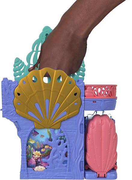 Disney-The-Little-Mermaid-Storytime-Stackers-Ariels-Grotto-Playset-Stackable-Dollhouse-with-Small-Doll-and-10-Access-B0B486SD1C-4