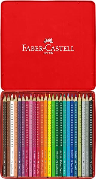 Faber-Castell-Colour-Grip-Pencils-Gift-Tin-of-24-16-116256-B07MX4D69Z-3