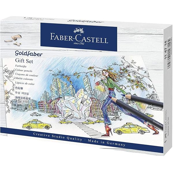 Faber-Castell-Vibrant-Goldfaber-Gift-Set-Color-Pencil-18-114714-B07TDFJ21D