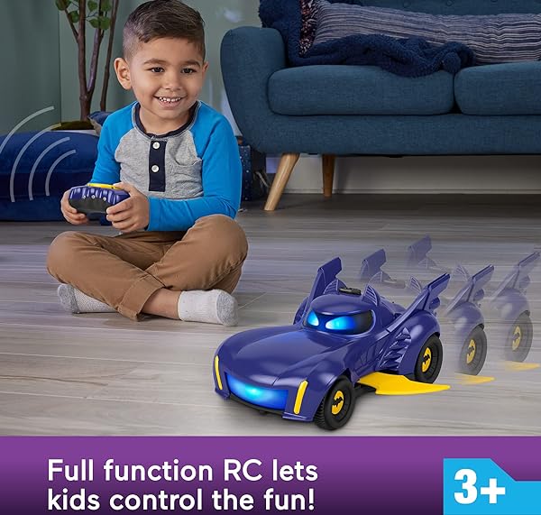 Fisher-Price-DC-Batwheels-Remote-Control-Car-Bam-The-Batmobile-Transforming-RC-with-Lights-Sounds-Character-Phrases-f-B0BSKK532N-2