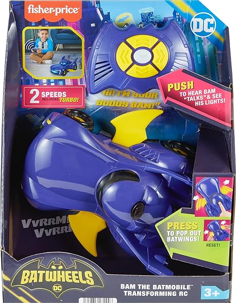 Fisher-Price-DC-Batwheels-Remote-Control-Car-Bam-The-Batmobile-Transforming-RC-with-Lights-Sounds-Character-Phrases-f-B0BSKK532N-6