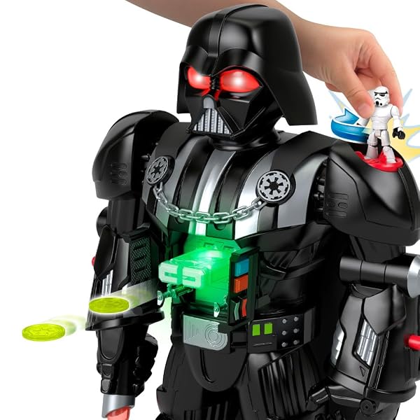 Fisher-Price-Imaginext-STAR-WARS-Darth-Vader-Bot-2-Ft-Tall-Toy-Lights-Sounds-Stormtrooper-Metal-Character-Key-for-Ki-B0CPN5FP29-5