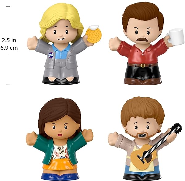 Fisher-Price-Little-People-Collector-Parks-and-Recreation-Special-Edition-Figure-Set-with-4-Characters-in-a-Gift-Package-B0B627TKR7-3