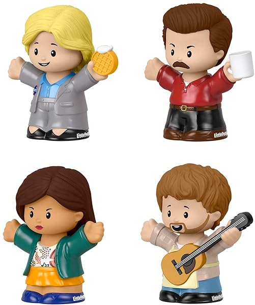 Fisher-Price-Little-People-Collector-Parks-and-Recreation-Special-Edition-Figure-Set-with-4-Characters-in-a-Gift-Package-B0B627TKR7-4